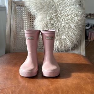 Toddler Hunter Pink Rain Boots